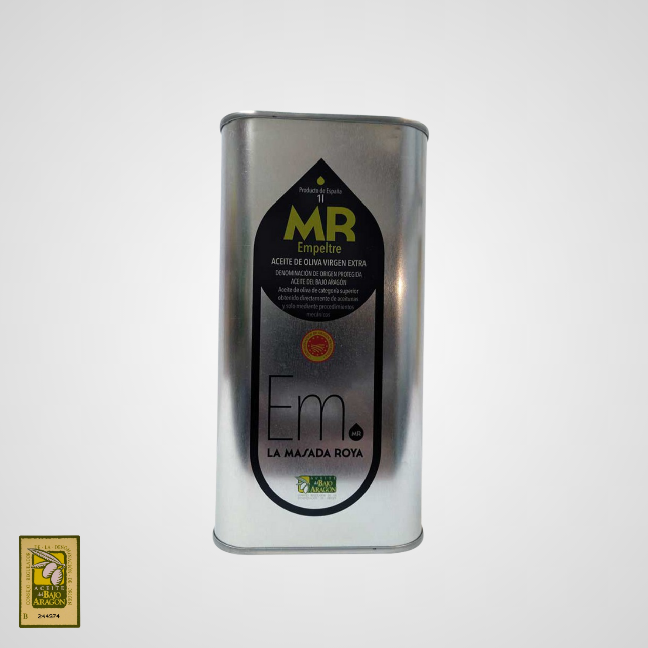 Spanisches Olivenöl D.O.P aus Empeltre-Oliven.