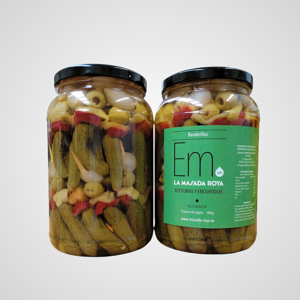 Spanische Tapas-Spieße. Mild und pikant.